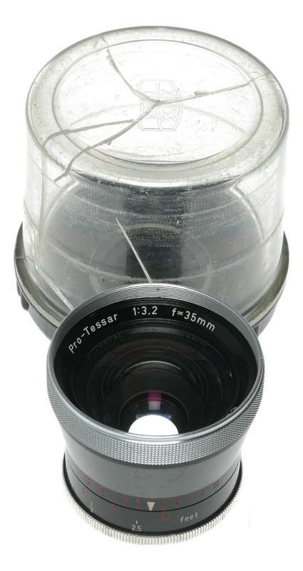 Carl Zeiss Pro-Tessar 35mm f/3.2 Camera Lens Germany