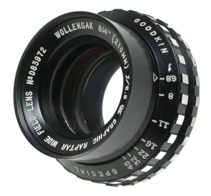 Wollensak 8.25 inch f/6.8 Graphic Raptar Wide Field Lens