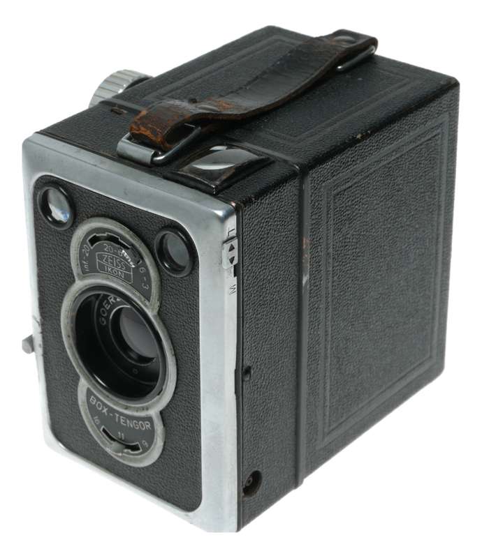 Zeiss Ikon Box-Tengor Film Camera with Goerz Frontar Lens