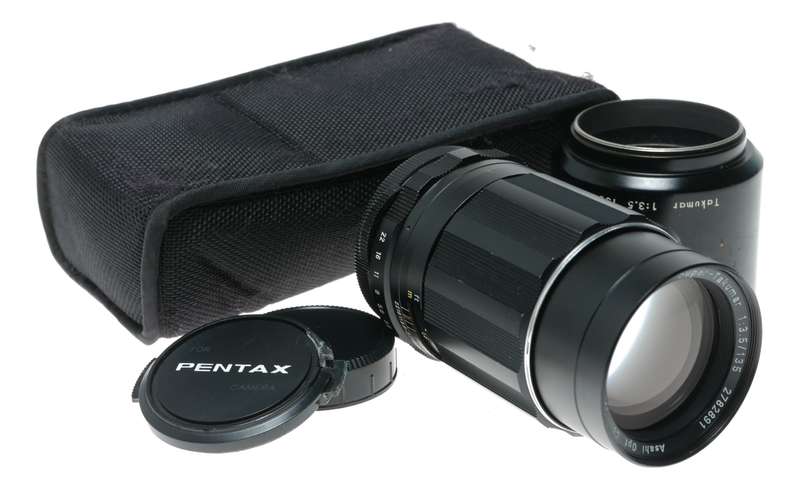 Pentax Super-Takumar 135mm f/3.5 SLR Camera Lens