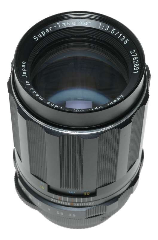 Pentax Super-Takumar 135mm f/3.5 SLR Camera Lens