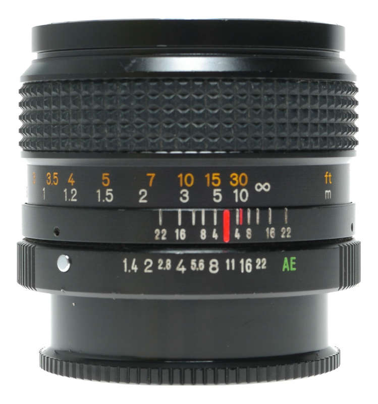 Konica Hexanon AR 50mm f/1.4 Camera Lens Made in Japan