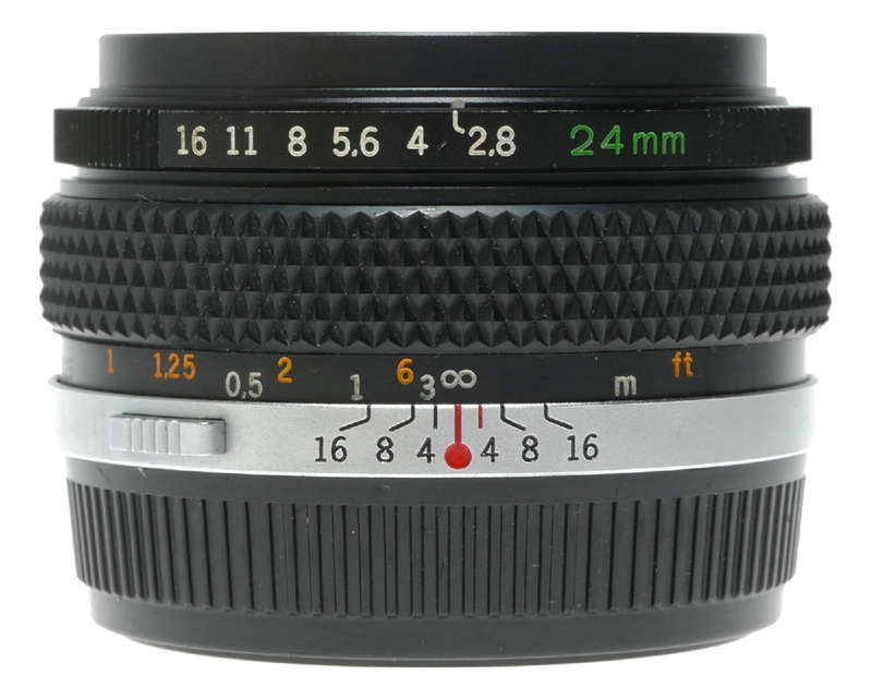 Olympus OM-System Zuiko Auto-W 24mm f/2.8 Lens Made in Japan