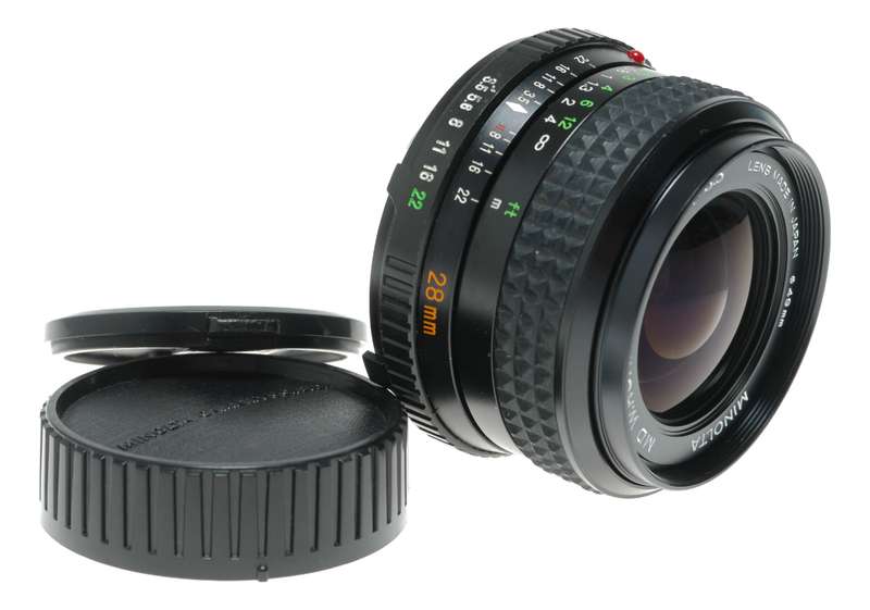 Minolta MD Rokkor 28mm f/3.5 Prime Lens Made in Japan