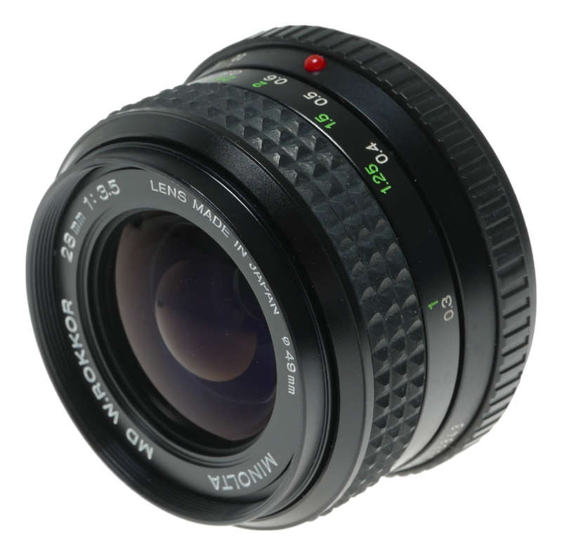 Minolta MD Rokkor 28mm f/3.5 Prime Lens Made in Japan