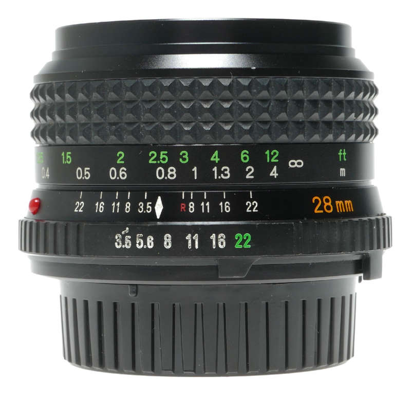 Minolta MD Rokkor 28mm f/3.5 Prime Lens Made in Japan