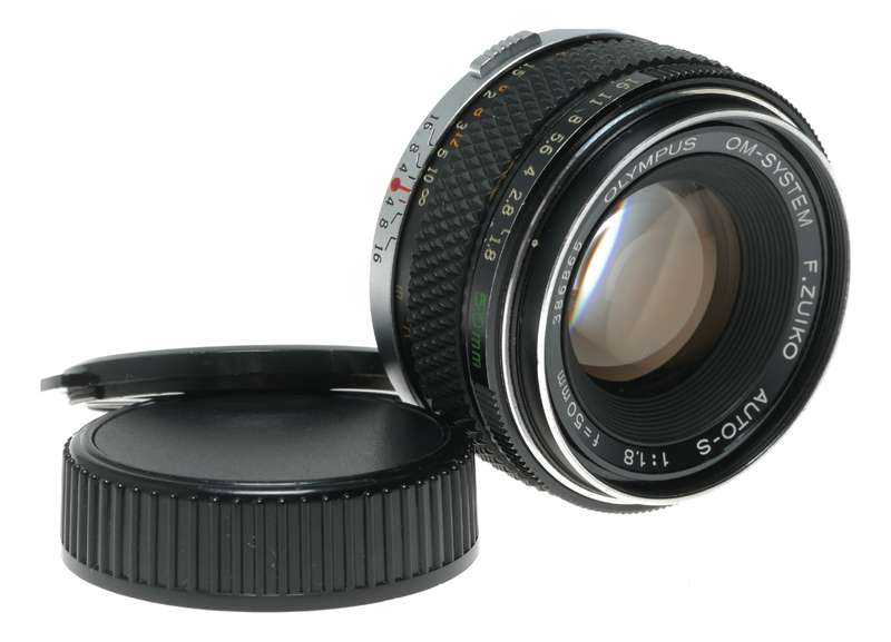 Olympus OM-System F.Zuiko Auto-S 50mm f/1.8 Prime Lens