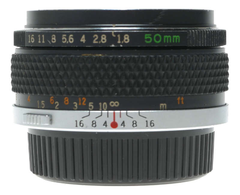 Olympus OM-System F.Zuiko Auto-S 50mm f/1.8 Prime Lens