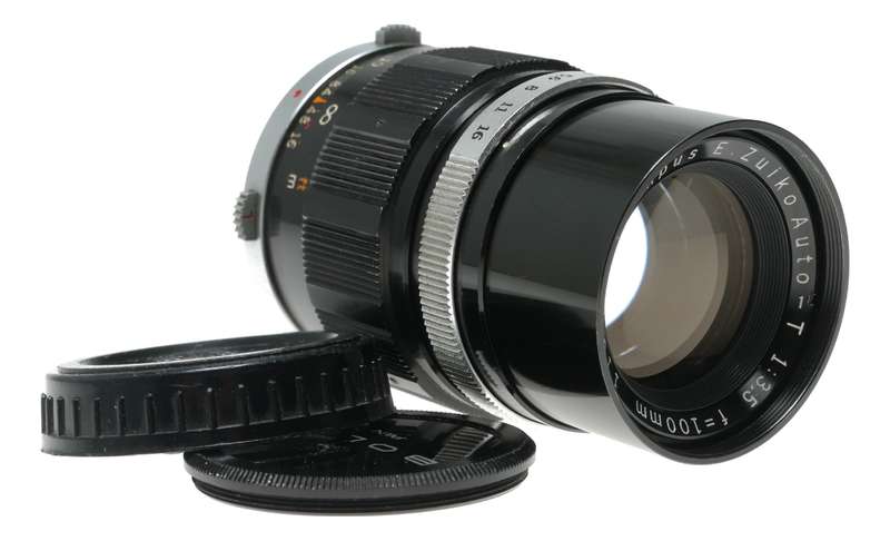 Olympus E. Zuiko Auto-T 100mm f/3.5 Prime Lens Made in Japan