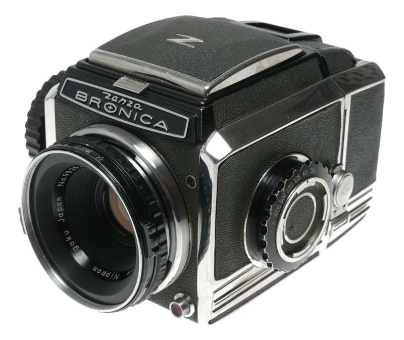 Zenza Bronica SQ with Nikkor-P 75mm f/2.8 Lens Film Camera