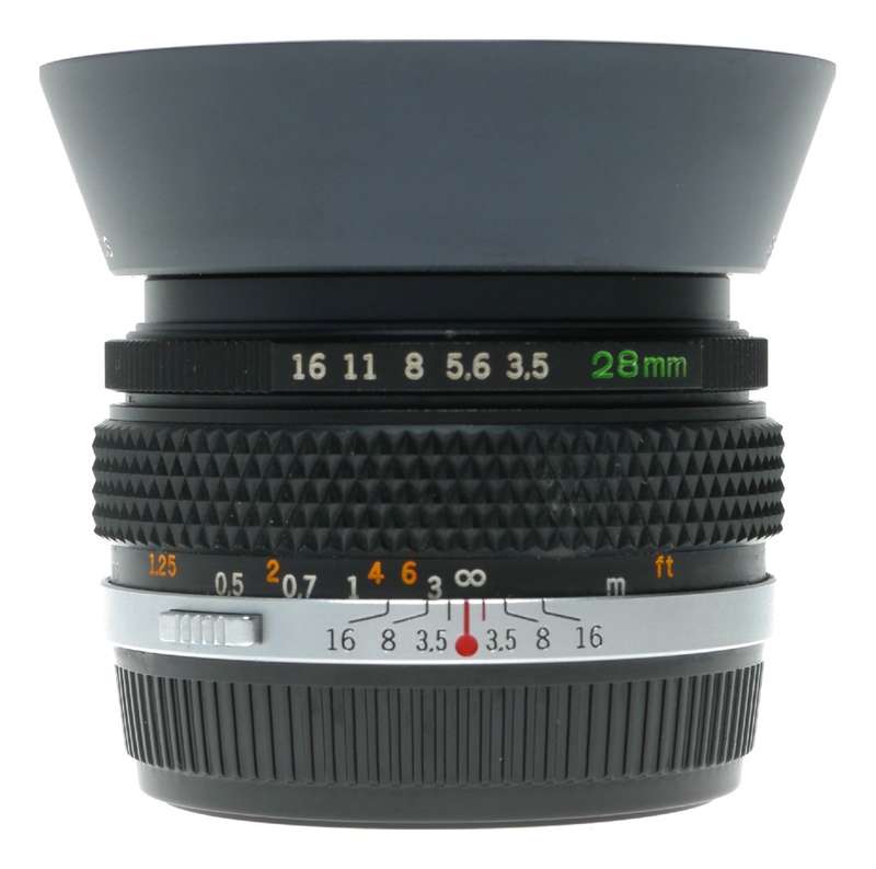Olympus G.Zuiko Auto - W 28mm f/3.5 OM - System Lens Made