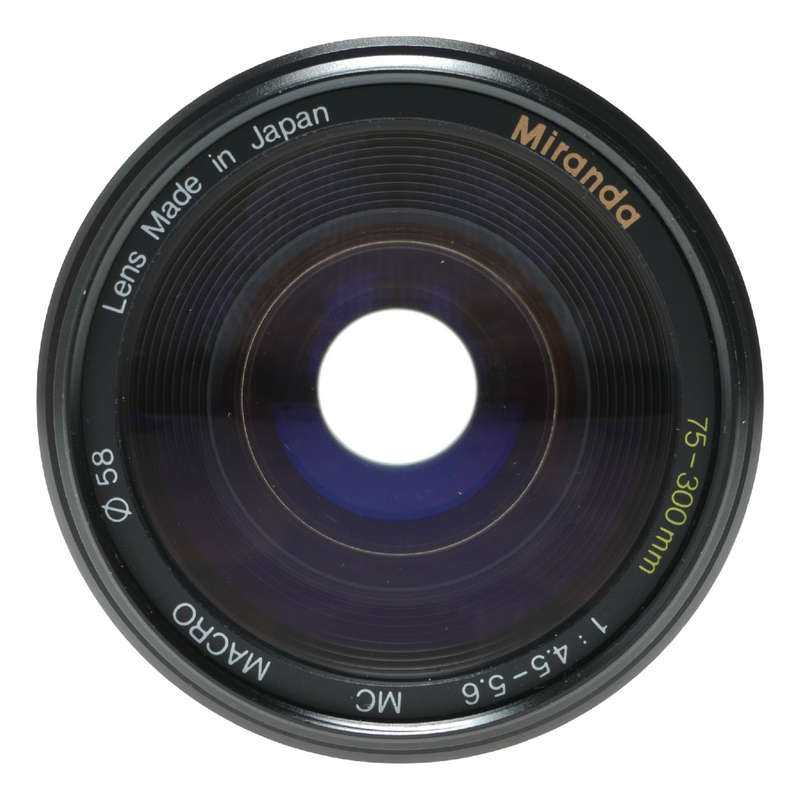 Miranda MACRO MC 75-300mm f/4.5-5.6 Zoom Lens Made in Japan