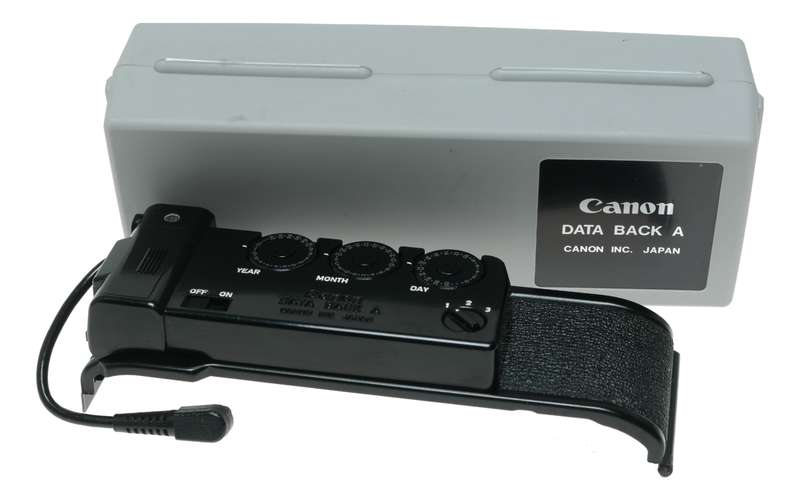 Canon Data Back A Film Camera Accessory for Date Imprinting
