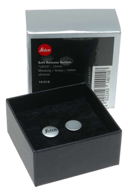 Leica 12mm Soft Release Button Brass Chrome Finish Cameras