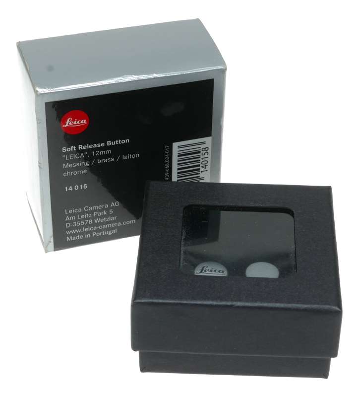 Leica 12mm Soft Release Button Brass Chrome Finish Cameras