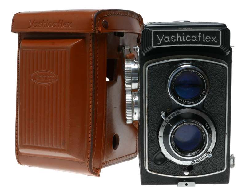 Yashicaflex TLR Camera with Yashimar 80mm f/3.5 Lens