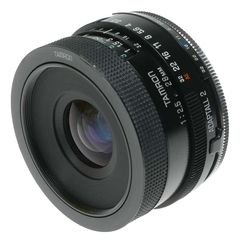 Tamron Adaptall 2 28mm f/2.5 Manual Focus Lens Pentax K
