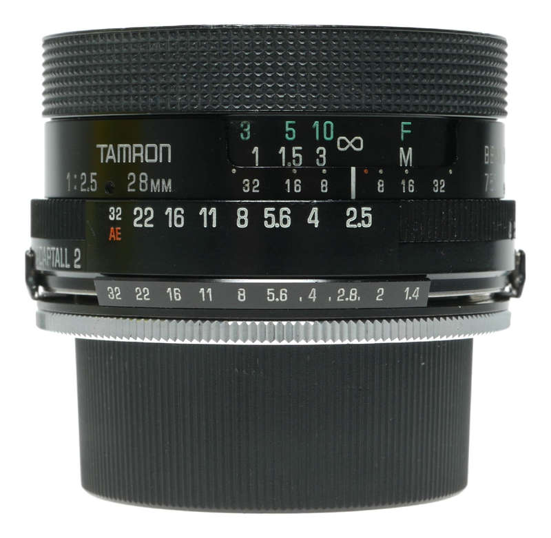 Tamron Adaptall 2 28mm f/2.5 Manual Focus Lens Pentax K