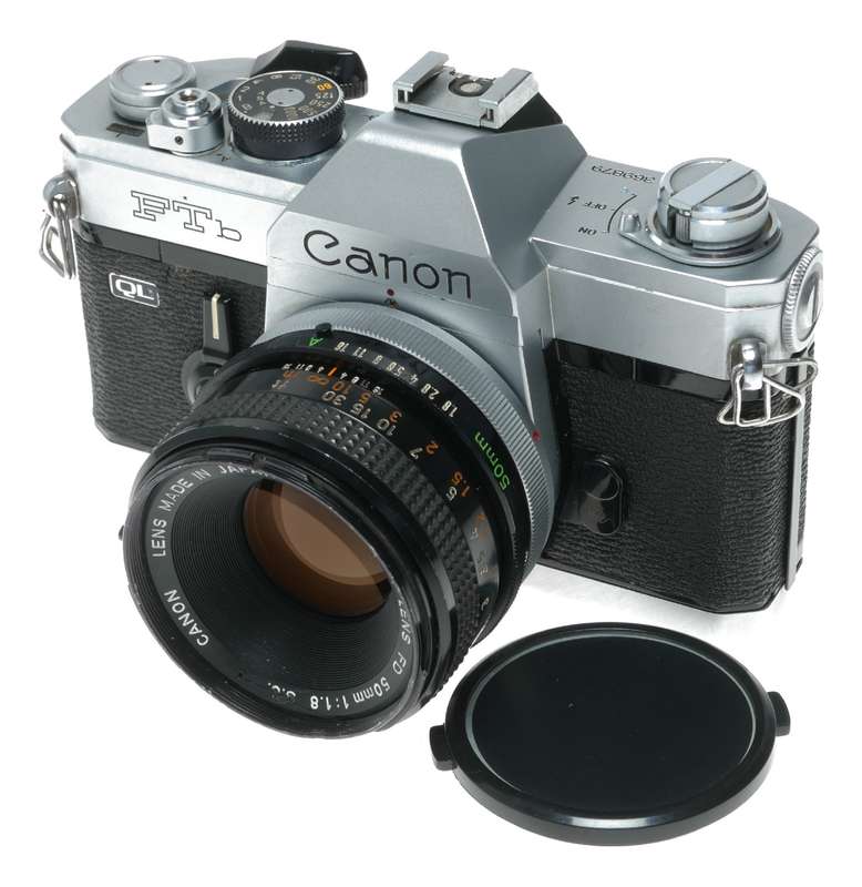 Canon FTb QL SLR Film Camera with Canon FD 50mm f/1.8 Lens