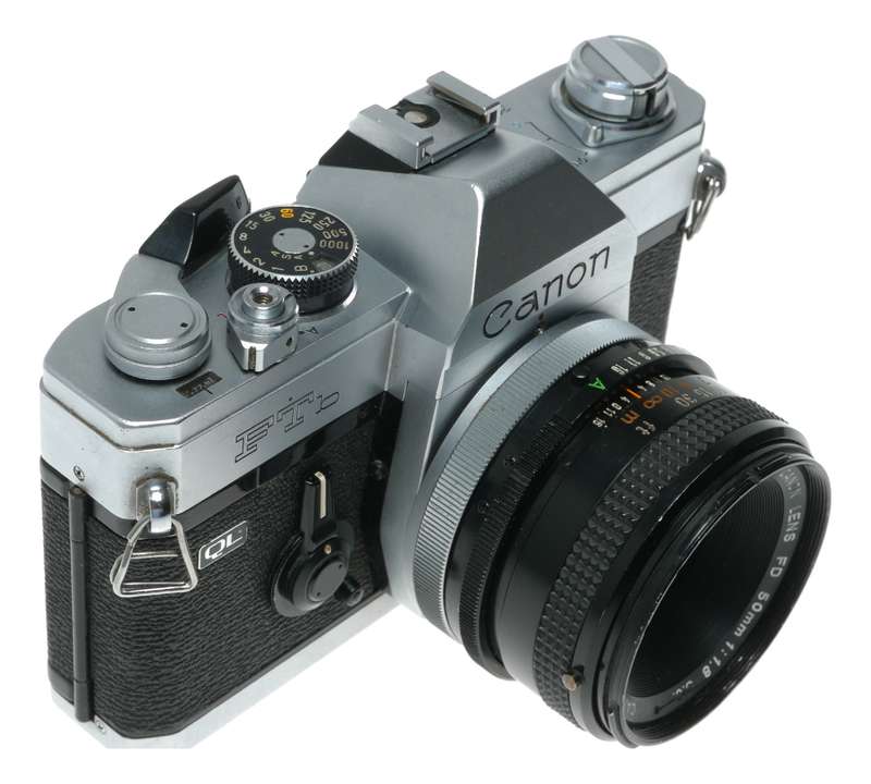 Canon FTb QL SLR Film Camera with Canon FD 50mm f/1.8 Lens