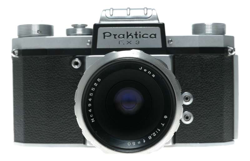 Praktica FX 3 SLR Camera with 50mm f/2.8 Lens from Germany