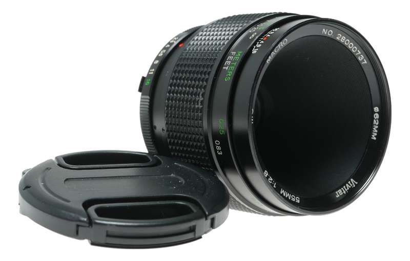 Vivitar 55mm f/2.8 MC Macro Lens with 62mm Filter Thread