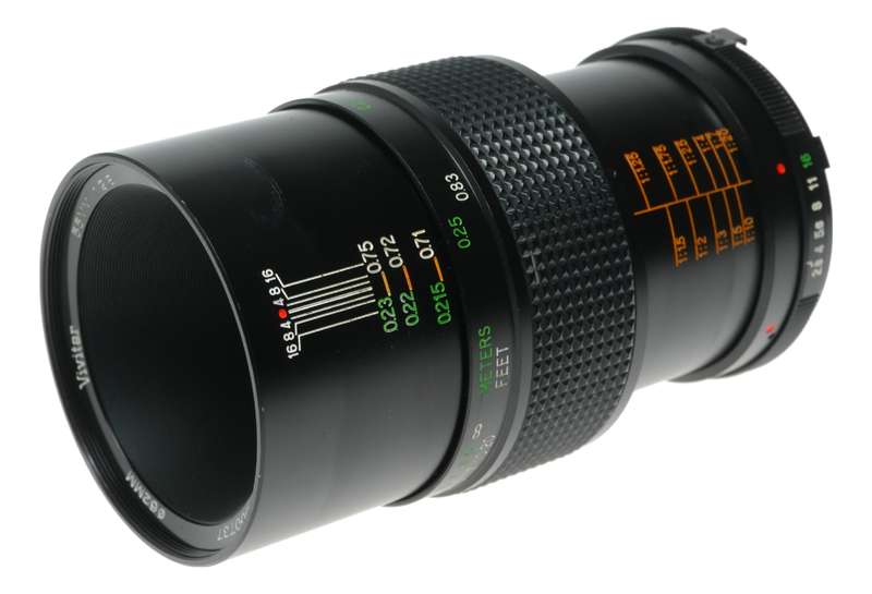 Vivitar 55mm f/2.8 MC Macro Lens with 62mm Filter Thread
