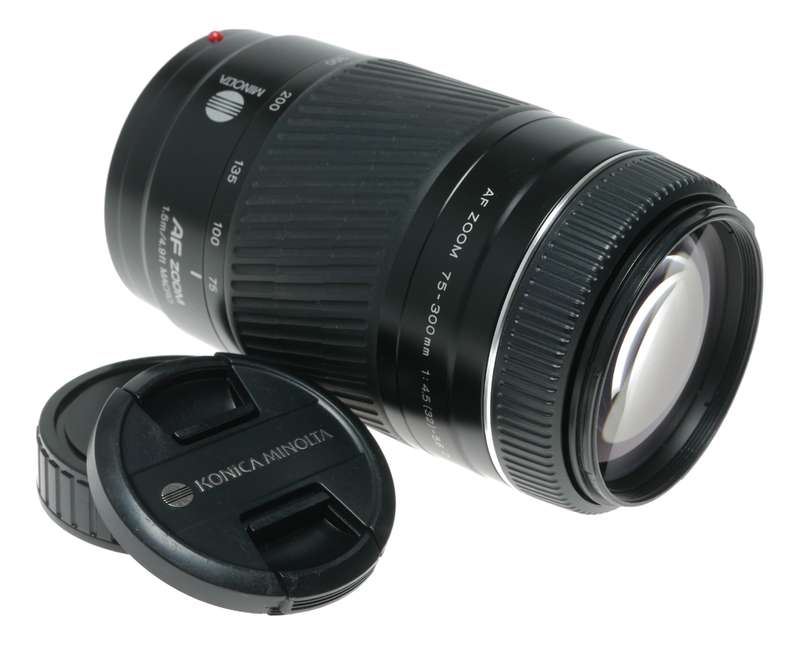 Konica Minolta AF Zoom 75-300mm f/4.5-5.6 Macro Lens