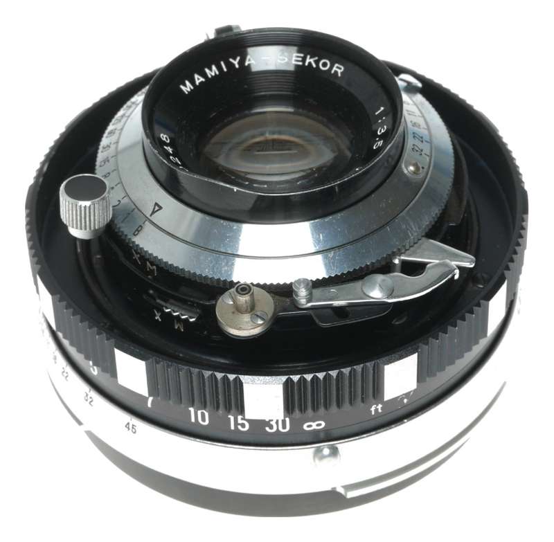 Mamiya-Sekor 90mm f/3.5 Camera Lens with Seikosha-S Shutter