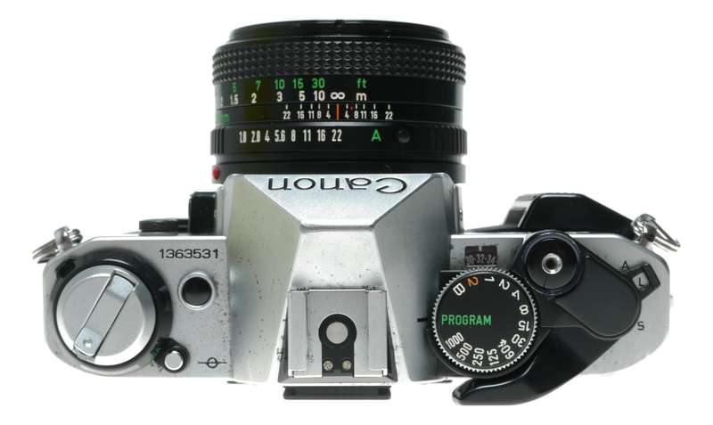 Canon AE - 1 Program SLR Film Camera Canon FD 50mm f/1.8
