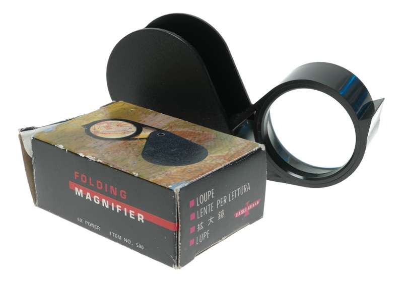 Eagle-Mag 5X Power Folding Magnifier Loupe with Scales