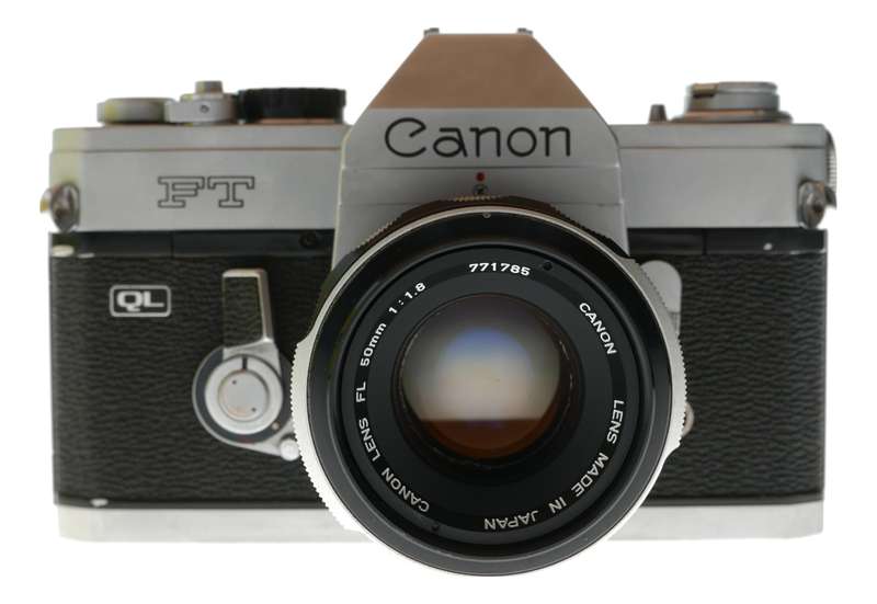 Canon FT QL SLR Camera with Canon 50mm f/1.8 Lens