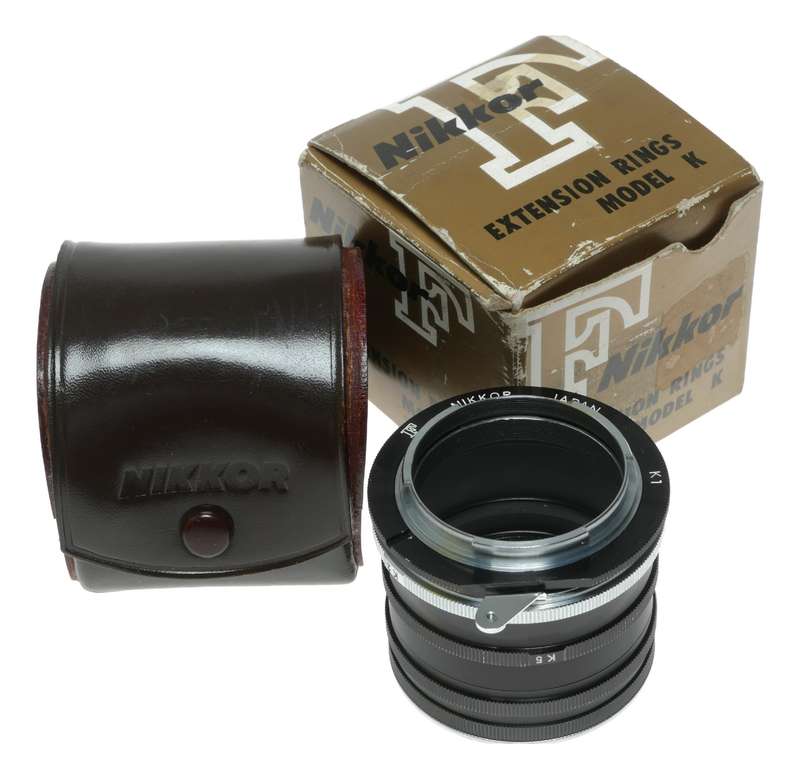 Nikon Nikkor Model K Extension Rings Set K1 - K5 Macro