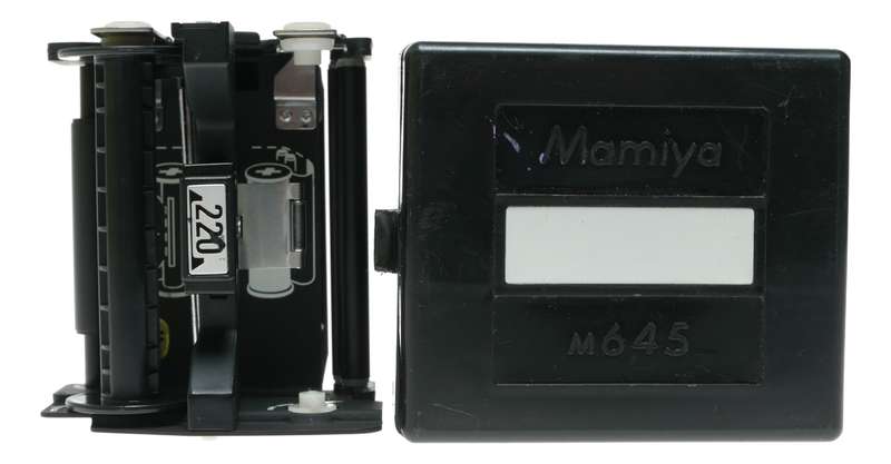 Mamiya M645 220 Film Camera Back Insert Medium Format SLR