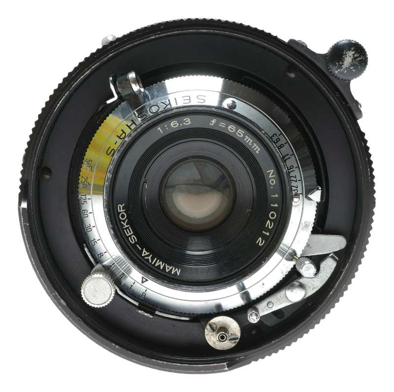 Mamiya-Sekor 65mm f/6.3 Lens for Seikosha-S Camera