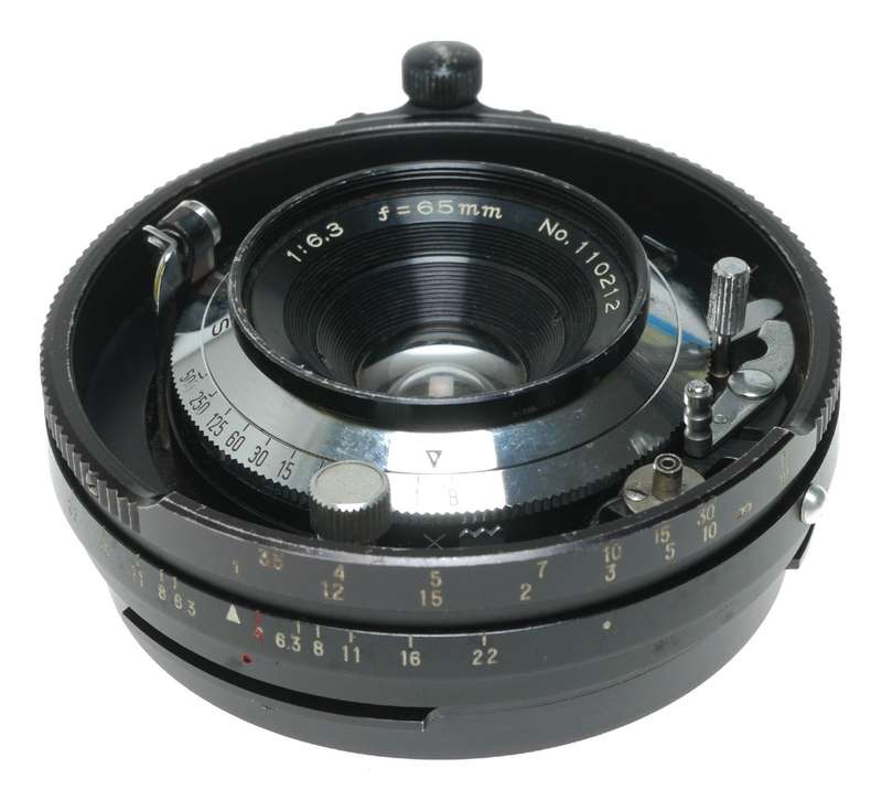 Mamiya-Sekor 65mm f/6.3 Lens for Seikosha-S Camera