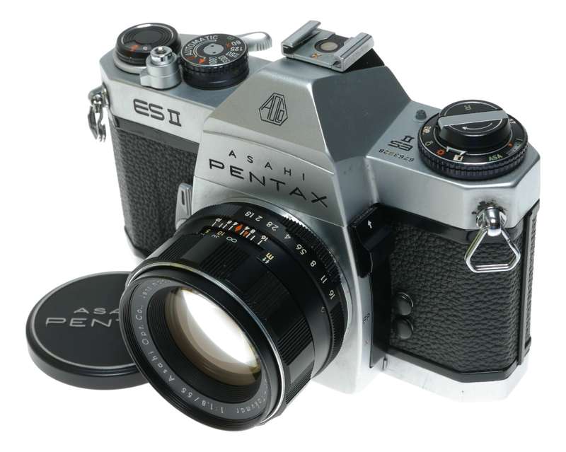 Asahi Pentax ES II SLR Camera with Super-Takumar 55mm f/1.8