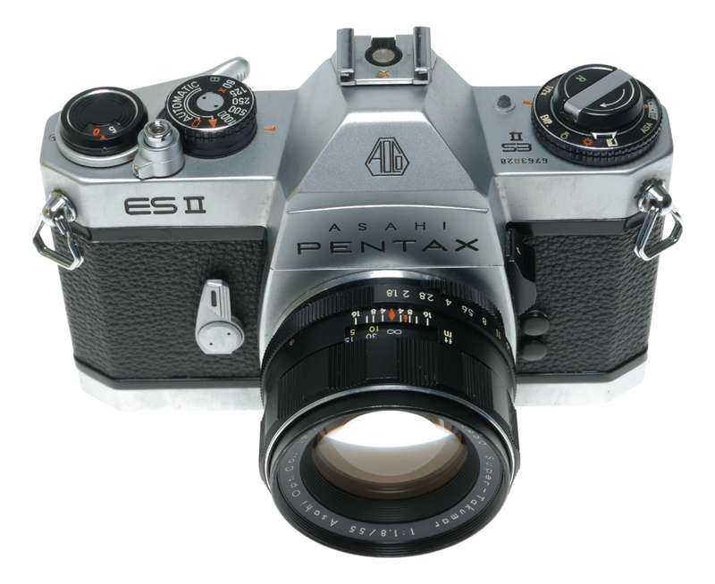 Asahi Pentax ES II SLR Camera with Super-Takumar 55mm f/1.8