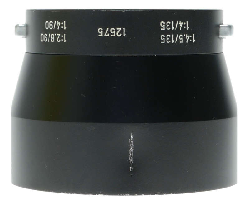 Leitz Wetzlar Germany Leica 135mm f/4.5 Lens black clip