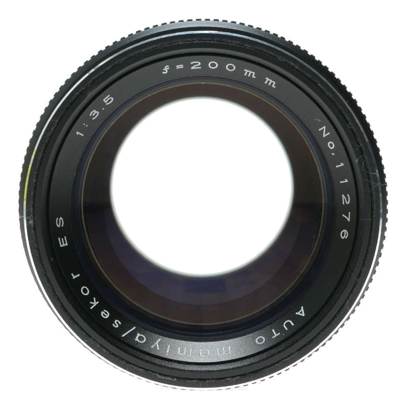 Mamiya/Sekor 200mm f/3.5 Auto Telephoto Lens Japanese Optics