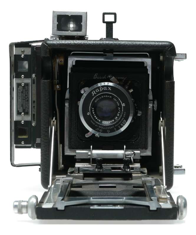 Busch Pressman Rangefinder Camera with Wollensak 101mm f4.5