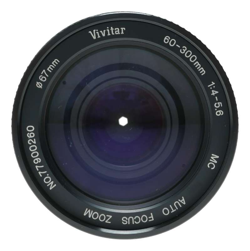 Vivitar 60-300mm f/4-5.6 MC Auto Focus Zoom Lens with Hoya