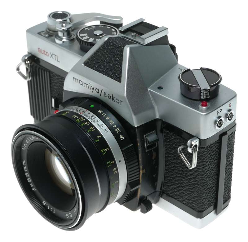 Mamiya/Sekor Auto XTL SLR Camera with 55mm f/1.8 Lens