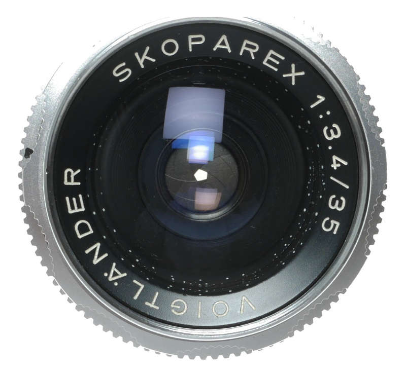 Voigtländer Skoparex 35mm f/3.4 Lens with Hood, Case, Filter