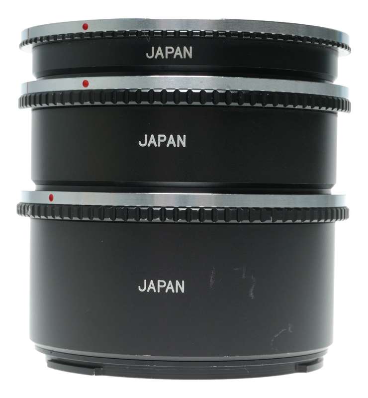 Mamiya M645 Auto Extension Ring Set No. 1, 2, 3 Medium