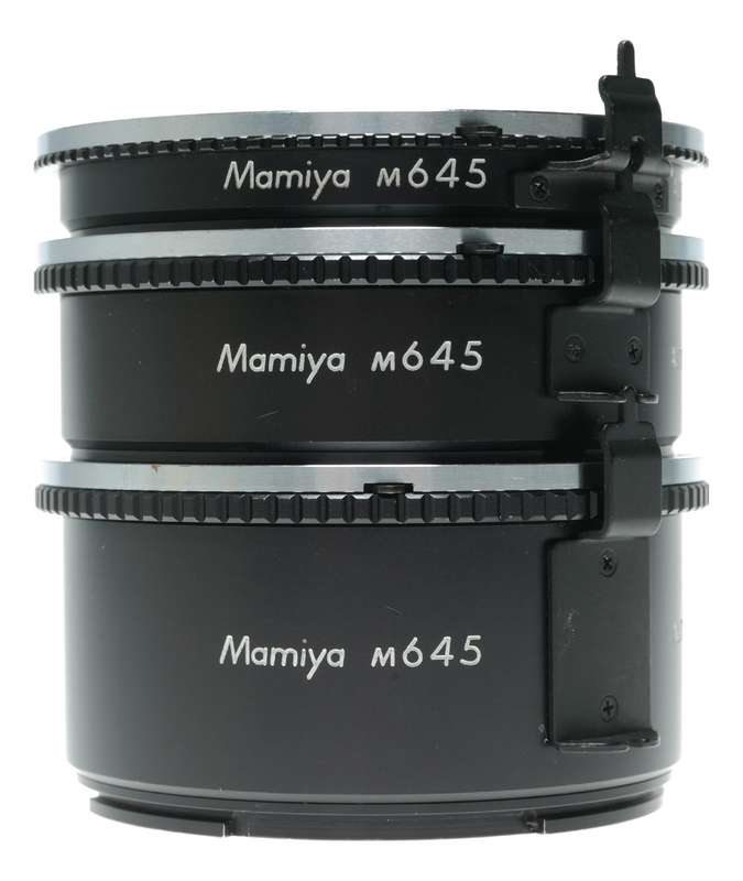 Mamiya M645 Auto Extension Ring Set No. 1, 2, 3 Medium