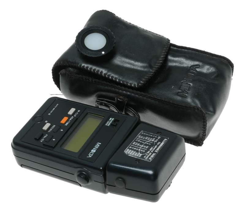 Minolta Auto Meter III Light Meter Measure Lock Illuminance