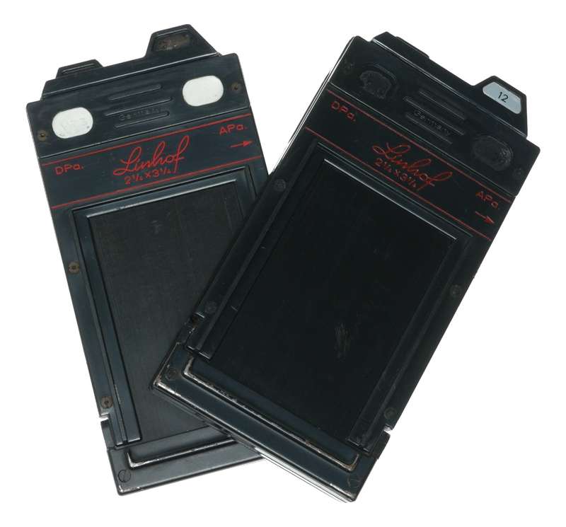 Linhof 2¼x3¼ Film Plate Holders Back Set Original