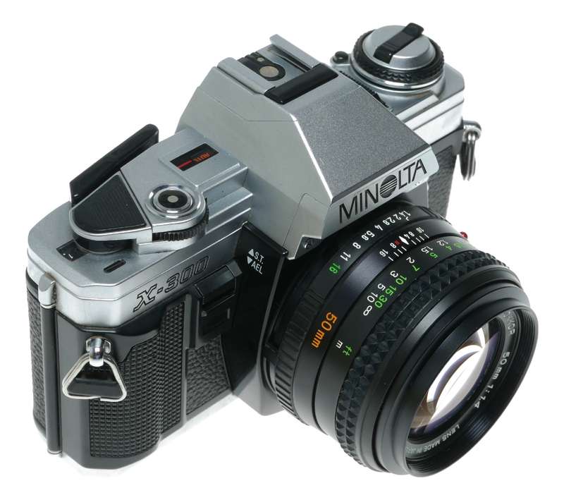 Minolta X - 300 SLR Camera Minolta MD Rokkor 50mm f/1.4 Lens