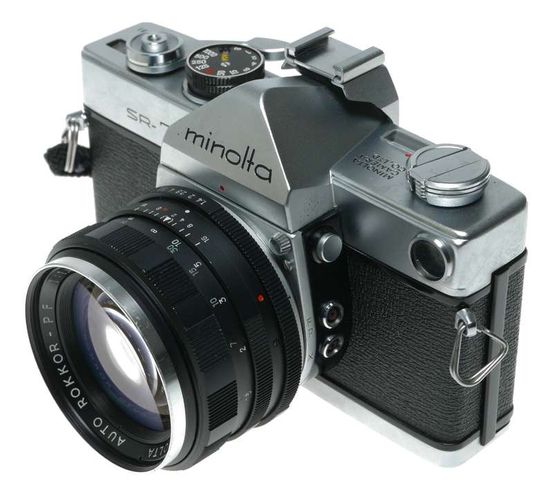 Minolta SR-7 SLR Film Camera with Auto Rokkor-PF 58mm f/1.4